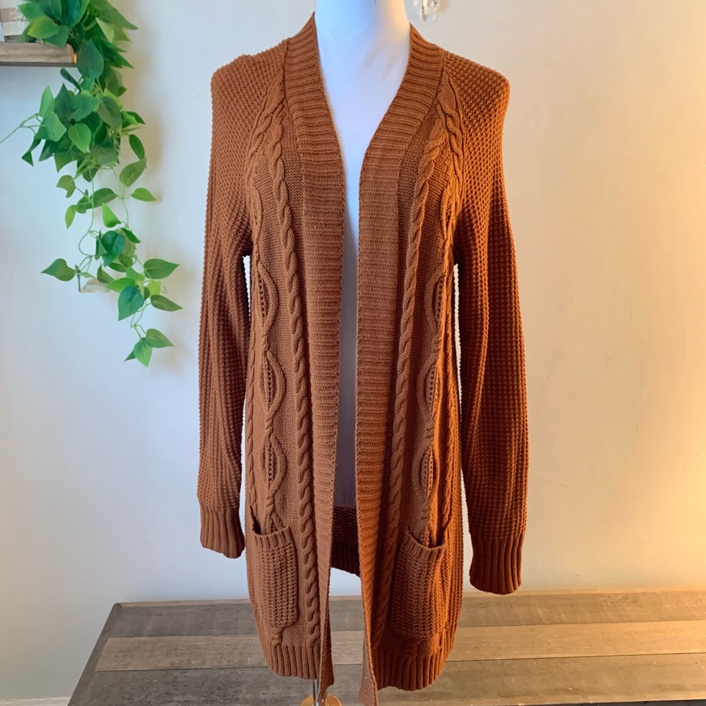 Cable Knit Duster